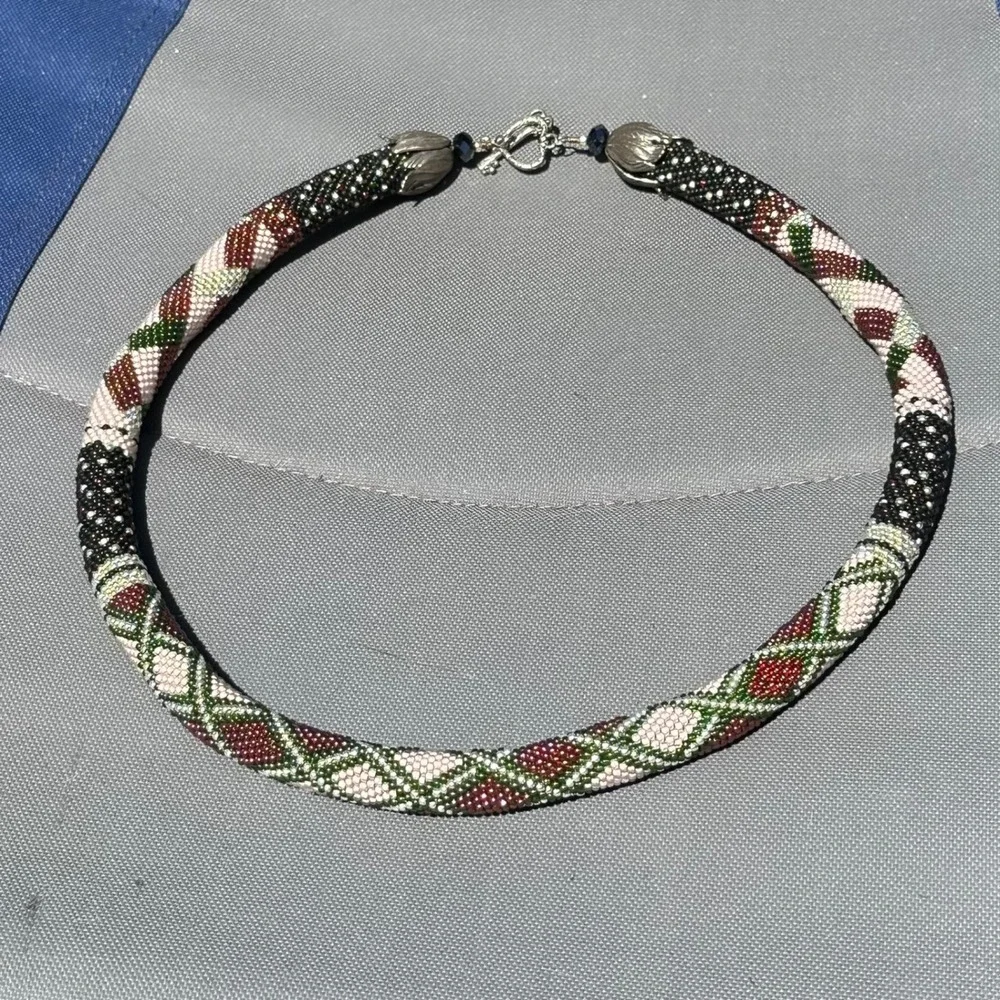 Artisan Beaded Rope Necklace 25